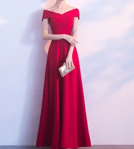 드레스 빨간 빨간 드레스